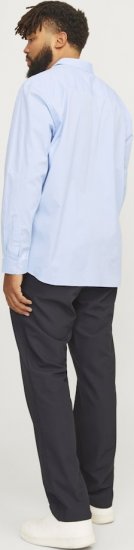 Jack & Jones ARMA LS Shirt Cashmere Blue - Skjorter - Skjorter til store mænd 2XL- 8XL