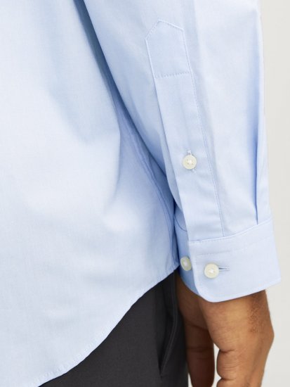 Jack & Jones ARMA LS Shirt Cashmere Blue - Skjorter - Skjorter til store mænd 2XL- 8XL