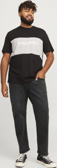 Jack & Jones GLENN ORIGINAL CB 772 Black Denim - Jeans og bukser - Herrejeans og bukser i store størrelser W40-W70