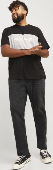 Jack & Jones GLENN ORIGINAL CB 772 Black Denim - Jeans og bukser - Herrejeans og bukser i store størrelser W40-W70