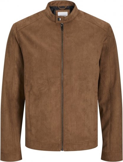 Jack & Jones DYLAN Clean Jacket Brown - Jakker - Jakker i store størrelser, 2XL- 12XL