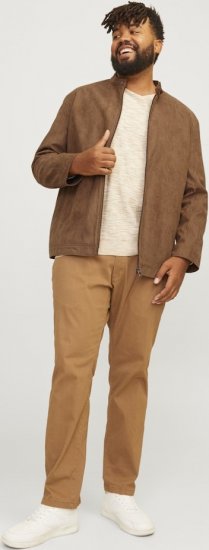 Jack & Jones DYLAN Clean Jacket Brown - Jakker - Jakker i store størrelser, 2XL- 12XL