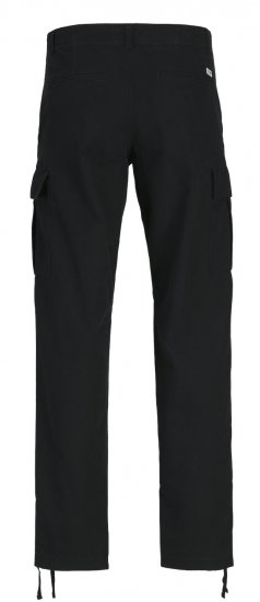 Jack & Jones JPSTKANE JJBARKLEY Cargopants Black - Jeans og bukser - Herrejeans og bukser i store størrelser W40-W70