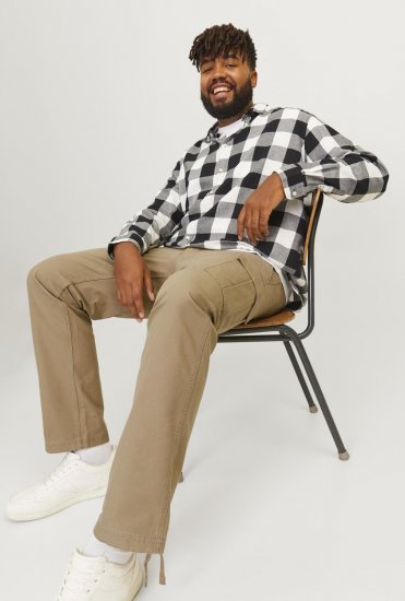Jack & Jones JPSTKANE JJBARKLEY Cargopants Elmwood - Jeans og bukser - Herrejeans og bukser i store størrelser W40-W70