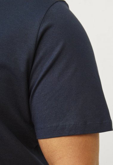 Jack & Jones CORP Logo Play 5 T-Shirt Navy Blazer - T-shirts - T-shirts i store størrelser - 2XL-14XL
