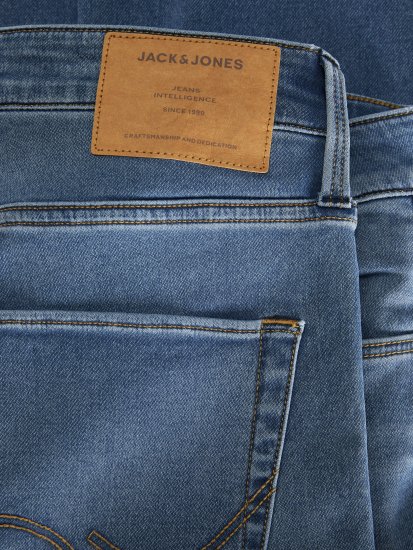 Jack & Jones JJIMIKE JJICON I.K. SQ 027 Jeans Blue Denim - Jeans og bukser - Herrejeans og bukser i store størrelser W40-W70