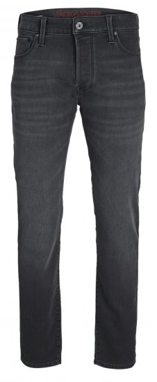 Jack & Jones JJIMIKE JJICON I.K. SQ 028 Jeans Black Denim - Jeans og bukser - Herrejeans og bukser i store størrelser W40-W70