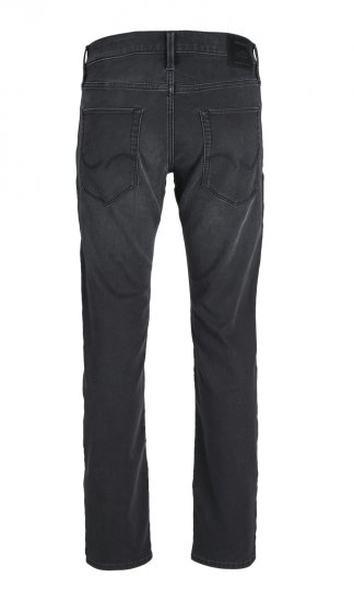Jack & Jones JJIMIKE JJICON I.K. SQ 028 Jeans Black Denim - Jeans og bukser - Herrejeans og bukser i store størrelser W40-W70