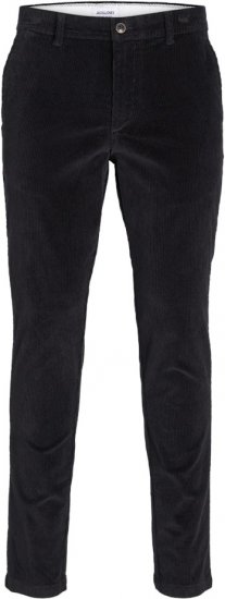 Jack & Jones MARCO Corduroy Chinos Pants Black - Jeans og bukser - Herrejeans og bukser i store størrelser W40-W70