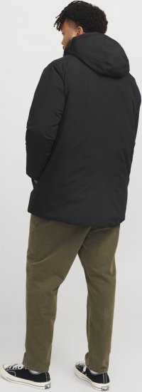 Jack & Jones PAYNE Windproof Parka Black - Jakker - Jakker i store størrelser, 2XL- 12XL