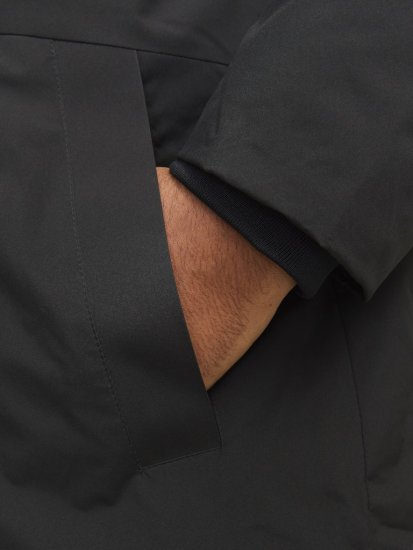 Jack & Jones PAYNE Windproof Parka Black - Jakker - Jakker i store størrelser, 2XL- 12XL