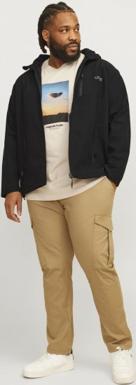 Jack & Jones JJTAYLOR Softshell Jacket Black - Jakker - Jakker i store størrelser, 2XL- 12XL