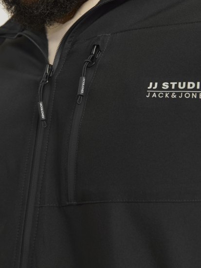 Jack & Jones JJTAYLOR Softshell Jacket Black - Jakker - Jakker i store størrelser, 2XL- 12XL