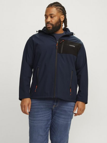 Jack & Jones JJTAYLOR Softshell Jacket Navy Blazer - Jakker - Jakker i store størrelser, 2XL- 12XL