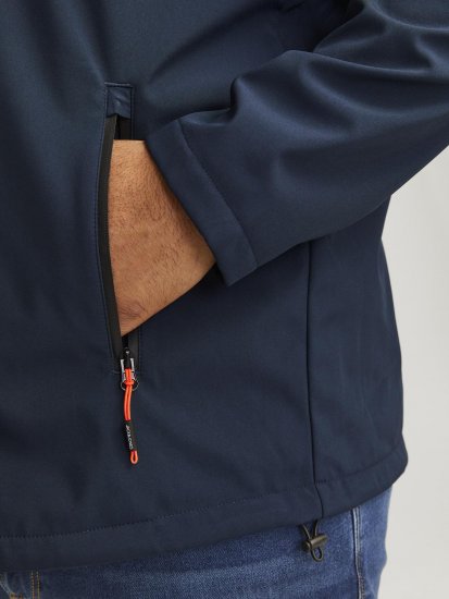 Jack & Jones JJTAYLOR Softshell Jacket Navy Blazer - Jakker - Jakker i store størrelser, 2XL- 12XL