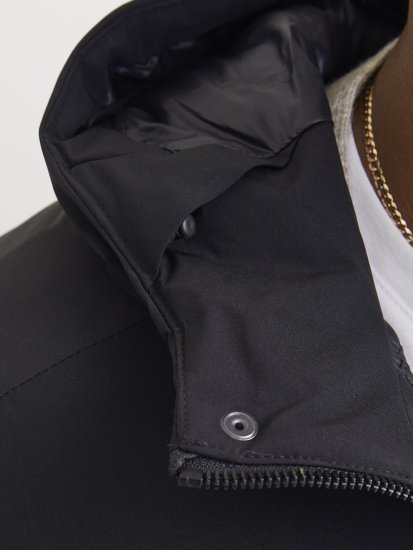 Jack & Jones KEEN Windproof Parka Black - Jakker - Jakker i store størrelser, 2XL- 12XL