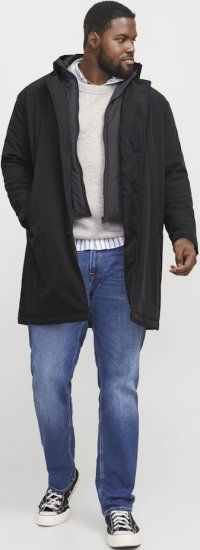 Jack & Jones REMY Windproof Water-resistant Softshell Jacket Black - Jakker - Jakker i store størrelser, 2XL- 12XL