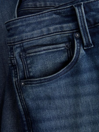 Jack & Jones Glenn Icon SQ 422 Jeans Blue Denim - Jeans og bukser - Herrejeans og bukser i store størrelser W40-W70