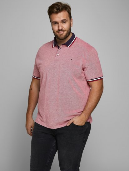 Jack & Jones Paulos Polo Rio Red - Polotrøjer - Polotrøjer 2XL-8XL