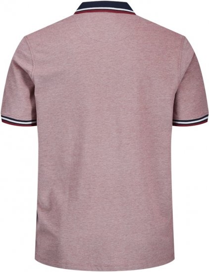 Jack & Jones PAULOS Short Sleeve Polo Rio Red/PS - Polotrøjer - Polotrøjer 2XL-8XL