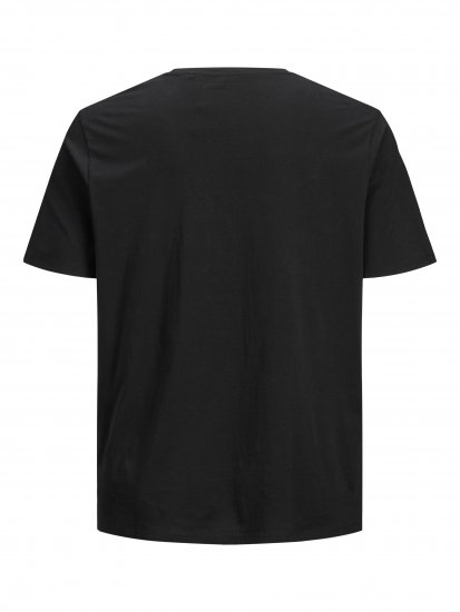 Jack & Jones Organic Basic T-shirt Black - T-shirts - T-shirts i store størrelser - 2XL-14XL