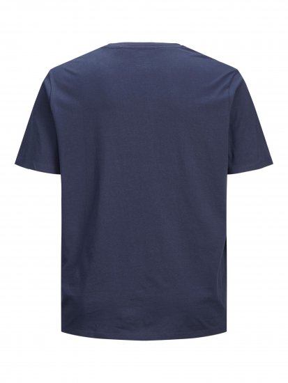 Jack & Jones Organic Basic T-shirt Navy Blazer - T-shirts - T-shirts i store størrelser - 2XL-14XL