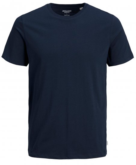 Jack & Jones Organic Basic T-shirt Navy Blazer - T-shirts - T-shirts i store størrelser - 2XL-14XL