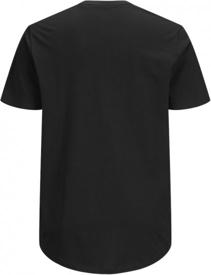 Jack & Jones NOA Crew Neck T-Shirt Black - T-shirts - T-shirts i store størrelser - 2XL-14XL