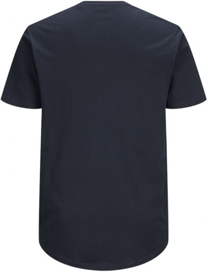 Jack & Jones NOA Crew Neck T-Shirt Navy Blazer - T-shirts - T-shirts i store størrelser - 2XL-14XL