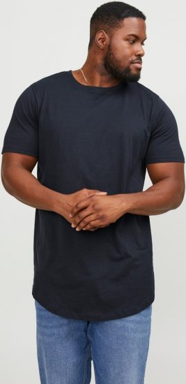 Jack & Jones NOA Crew Neck T-Shirt Navy Blazer - T-shirts - T-shirts i store størrelser - 2XL-14XL