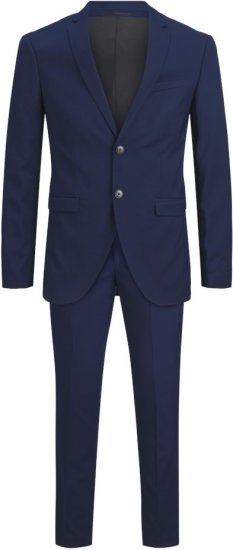 Jack & Jones FRANCO Suit Medieval Blue - Habitter og blazere - Habitter og jakkesæt i store størrelser