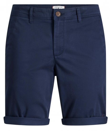 Jack & Jones JPSTBOWIE Chino Shorts Navy Blazer - Shorts - Shorts i store størrelser - W40-W60