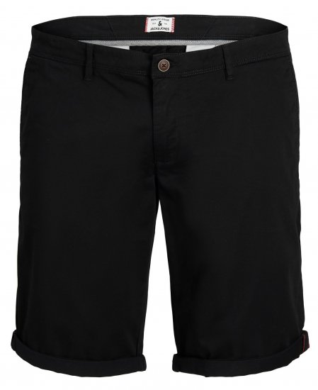 Jack & Jones JPSTBOWIE Chino Shorts Black - Shorts - Shorts i store størrelser - W40-W60
