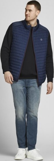 Jack & Jones Basic Sweatshirt Black - Trøjer og hættetrøjer - Trøjer og Hættetrøjer i store størrelser - 2XL-14XL