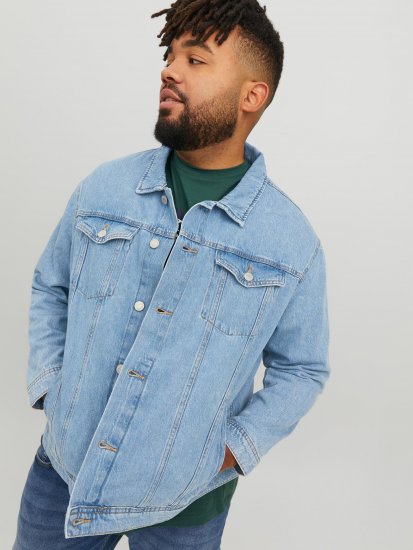 Jack & Jones JJIJEAN Denim jacket Blue Denim - Jakker - Jakker i store størrelser, 2XL- 12XL