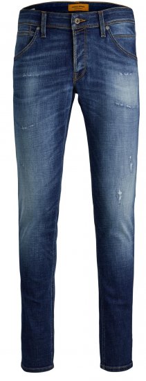 Jack & Jones GLENN FOX GE 348 Jeans Blue Denim - Jeans og bukser - Herrejeans og bukser i store størrelser W40-W70