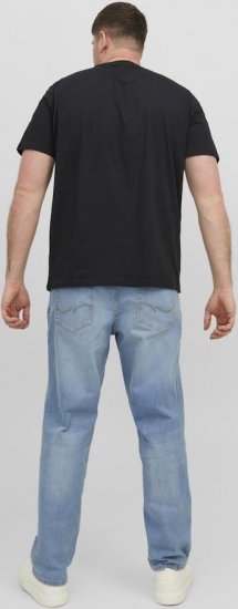 Jack & Jones STAR T-Shirt Black - T-shirts - T-shirts i store størrelser - 2XL-14XL