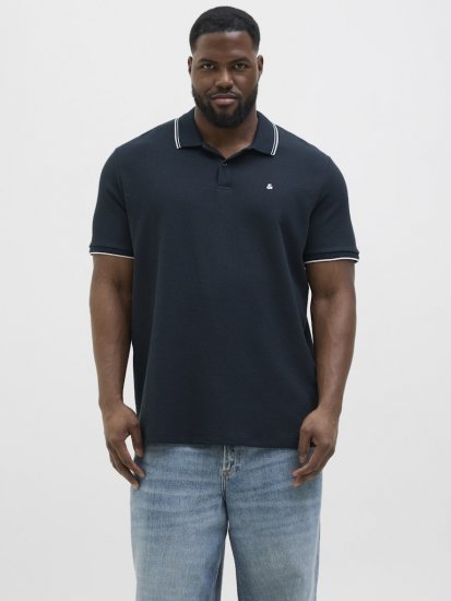 Jack & Jones AUSTIN PLAY Polo Dark Blue - Polotrøjer - Polotrøjer 2XL-8XL