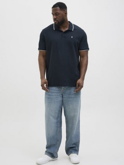Jack & Jones AUSTIN PLAY Polo Dark Blue - Polotrøjer - Polotrøjer 2XL-8XL