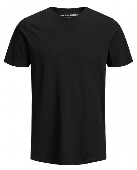 Jack & Jones Organic Basic T-shirt Black - T-shirts - T-shirts i store størrelser - 2XL-14XL