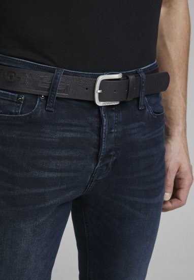 Jack & Jones HARRY Belt Black - Bælter - Store Bælter - W40-W70/2XL-8XL