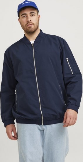 Jack & Jones RUSH Bomber Jacket Navy Blazer - Jakker - Jakker i store størrelser, 2XL- 12XL