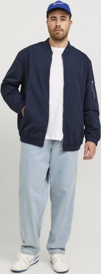 Jack & Jones RUSH Bomber Jacket Navy Blazer - Jakker - Jakker i store størrelser, 2XL- 12XL