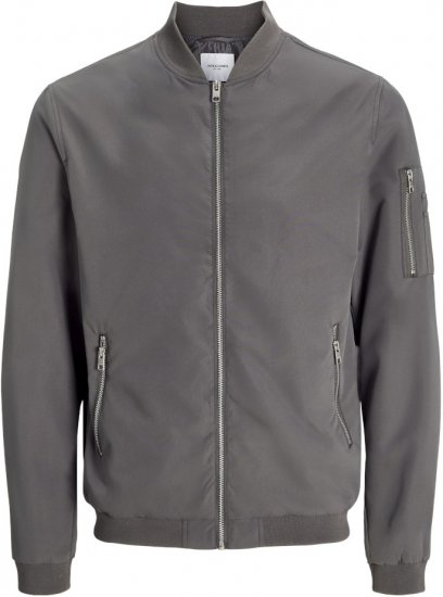 Jack & Jones RUSH Bomber Jacket Grey - Jakker - Jakker i store størrelser, 2XL- 12XL