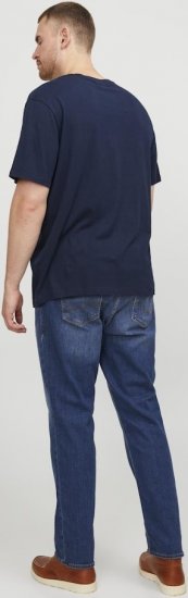 Jack & Jones CORP Logo T-Shirt Navy Blazer - T-shirts - T-shirts i store størrelser - 2XL-14XL