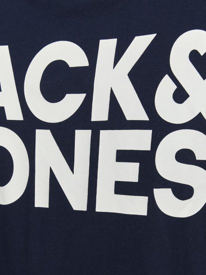 Jack & Jones CORP Logo T-Shirt Navy Blazer - T-shirts - T-shirts i store størrelser - 2XL-14XL
