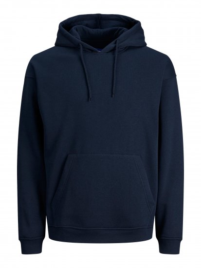 Jack & Jones JORBRINK Hoodie Navy - Trøjer og hættetrøjer - Trøjer og Hættetrøjer i store størrelser - 2XL-14XL