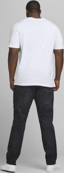Jack & Jones JJECORP LOGO T-Shirt White - T-shirts - T-shirts i store størrelser - 2XL-14XL