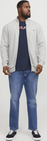 Jack & Jones Corp Logo Crew Neck T-Shirt Navy Blazer - T-shirts - T-shirts i store størrelser - 2XL-14XL