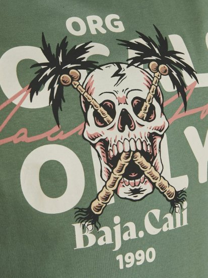 Jack & Jones Summerskull T-Shirt Sea Spray - T-shirts - T-shirts i store størrelser - 2XL-14XL